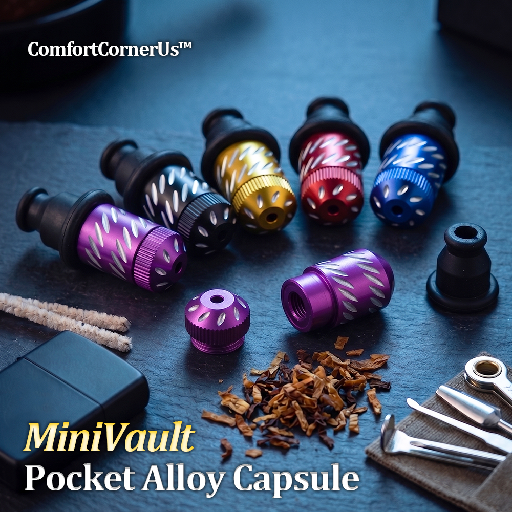 ComfortCornerUs™ MiniVault Pocket Alloy Capsule