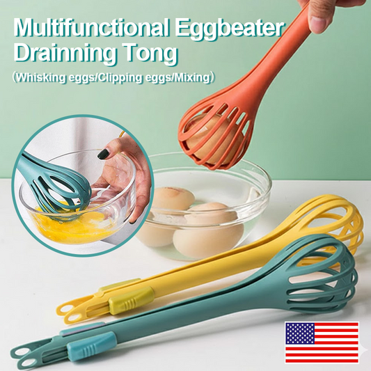 ComfortCornerUs™ Multifunctional Eggbeater Drainning Tong