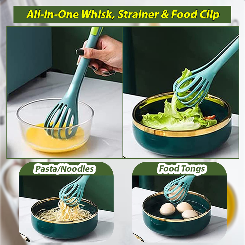 ComfortCornerUs™ Multifunctional Eggbeater Drainning Tong