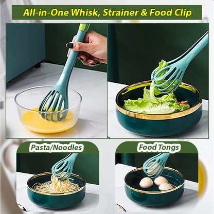 ComfortCornerUs™ Multifunctional Eggbeater Drainning Tong