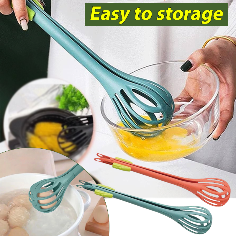 ComfortCornerUs™ Multifunctional Eggbeater Drainning Tong