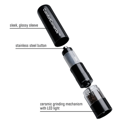 ComfortCornerUs™ One-Touch Seasoning Grinder Set