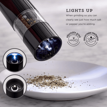 ComfortCornerUs™ One-Touch Seasoning Grinder Set