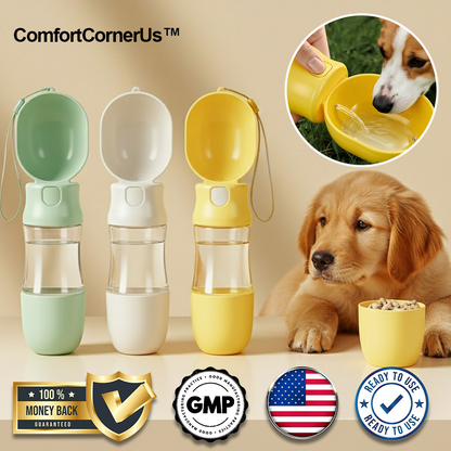 ComfortCornerUs™ PetHydro Portable Water & Food Bottle