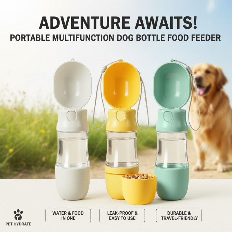 ComfortCornerUs™ PetHydro Portable Water & Food Bottle