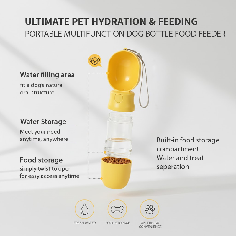 ComfortCornerUs™ PetHydro Portable Water & Food Bottle