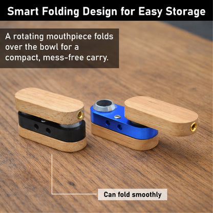 ComfortCornerUs™ PivotWood Alloy Folding Pocket Chamber