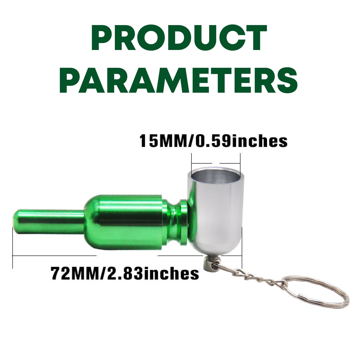 ComfortCornerUs™ PocketPill Mini Keychain Chamber Tool