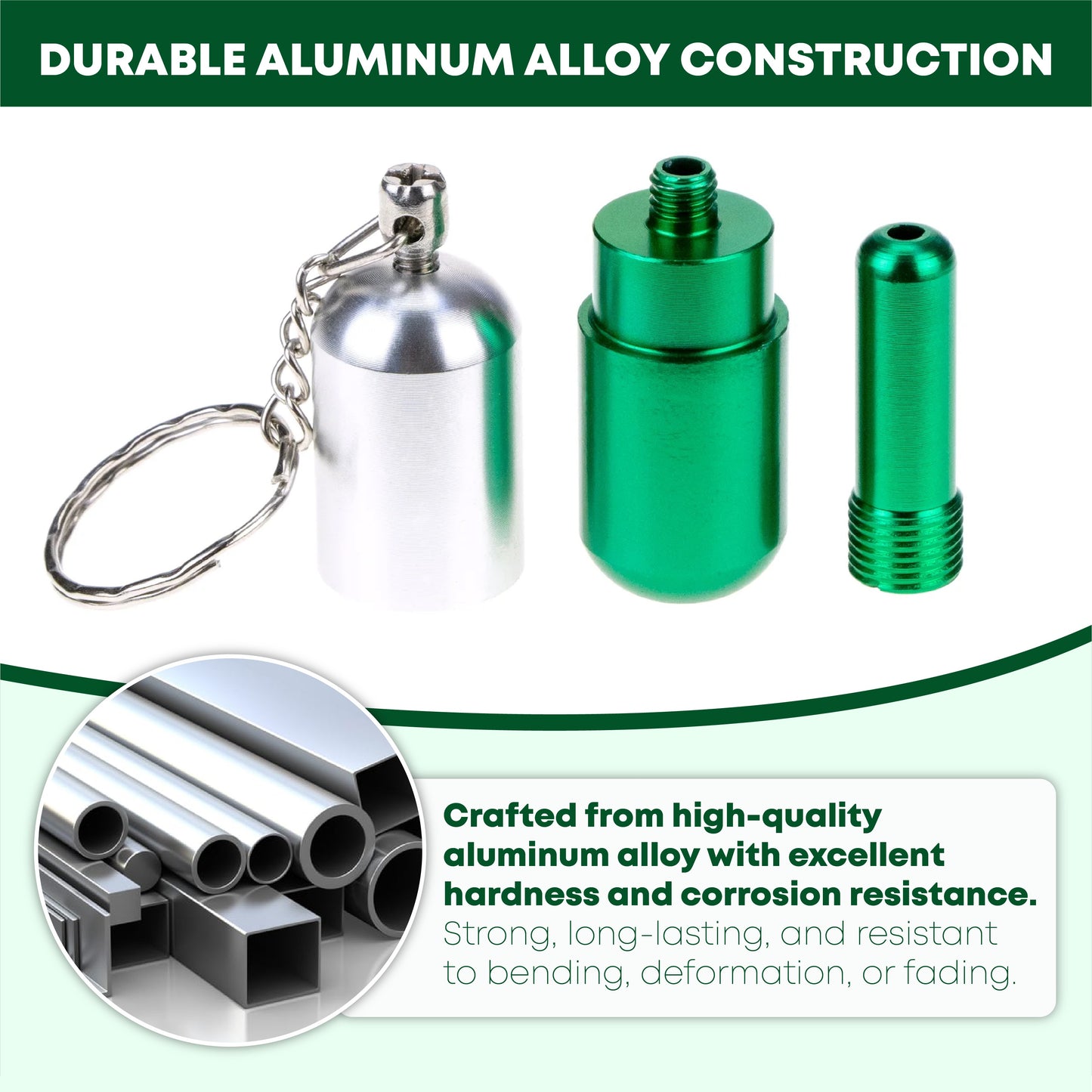 ComfortCornerUs™ PocketPill Mini Keychain Chamber Tool