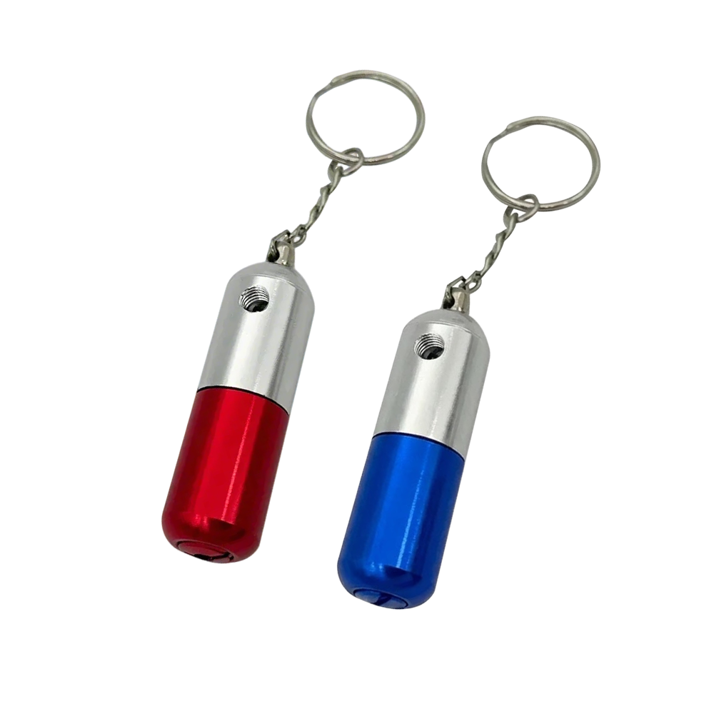 ComfortCornerUs™ PocketPill Mini Keychain Chamber Tool