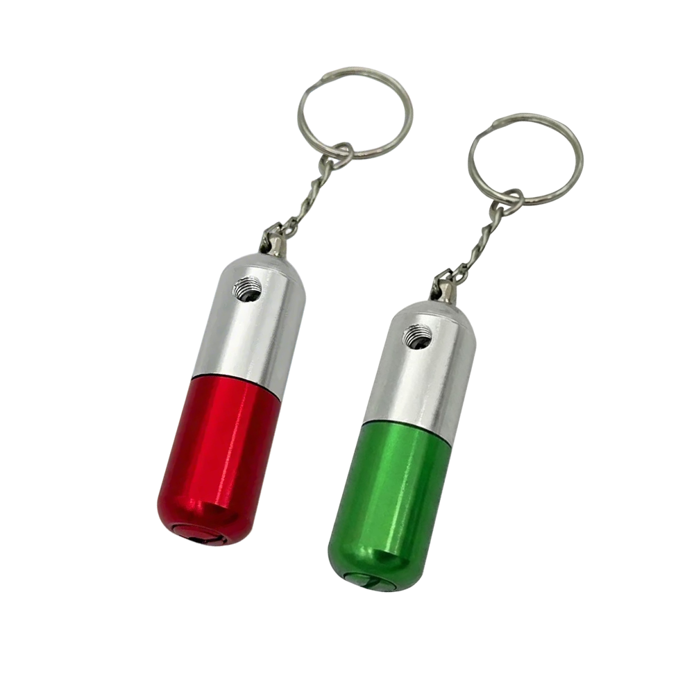 ComfortCornerUs™ PocketPill Mini Keychain Chamber Tool