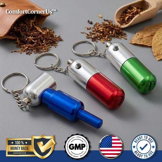 ComfortCornerUs™ PocketPill Mini Keychain Chamber Tool