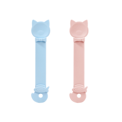 ComfortCornerUs™ PurrStrip Cat Treat Glide Spoon