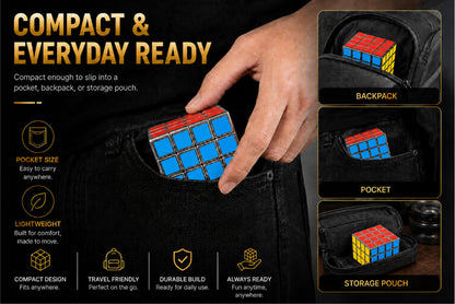 ComfortCornerUs™ PuzzleCube 4-Layer Alloy Grinder