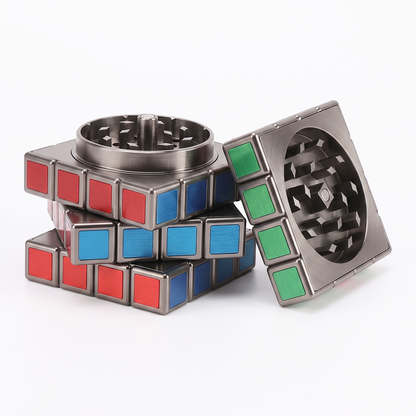 ComfortCornerUs™ PuzzleCube 4-Layer Alloy Grinder