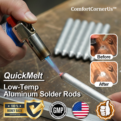 ComfortCornerUs™ QuickMelt Low-Temp Aluminum Solder Rods