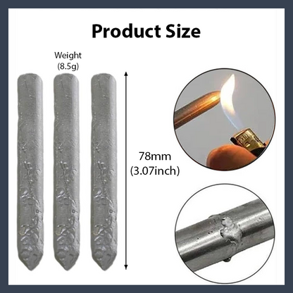 ComfortCornerUs™ QuickMelt Low-Temp Aluminum Solder Rods