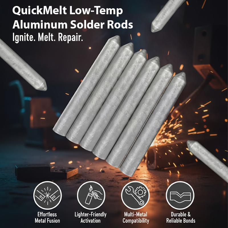 ComfortCornerUs™ QuickMelt Low-Temp Aluminum Solder Rods