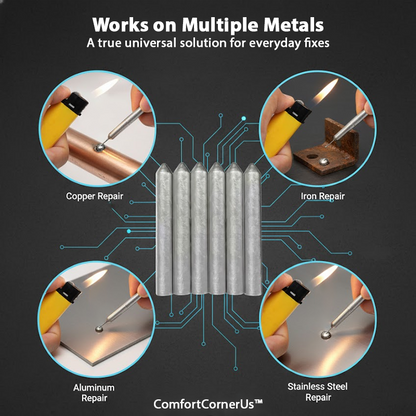 ComfortCornerUs™ QuickMelt Low-Temp Aluminum Solder Rods