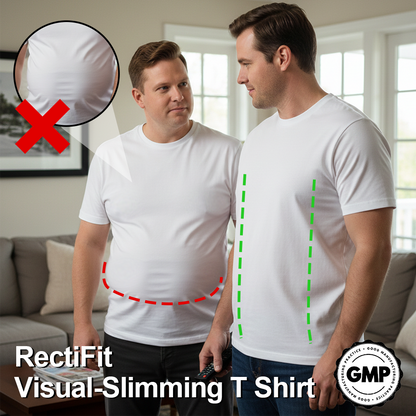 ComfortCornerUs™ RectiFit Visual-Slimming T Shirt