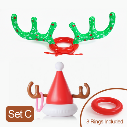 ComfortCornerUs™ Reindeer HoopToss Inflatable Game Set