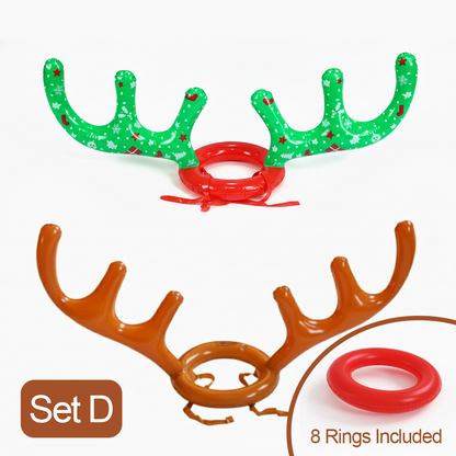 ComfortCornerUs™ Reindeer HoopToss Inflatable Game Set