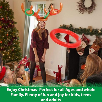 ComfortCornerUs™ Reindeer HoopToss Inflatable Game Set