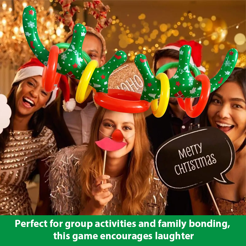 ComfortCornerUs™ Reindeer HoopToss Inflatable Game Set