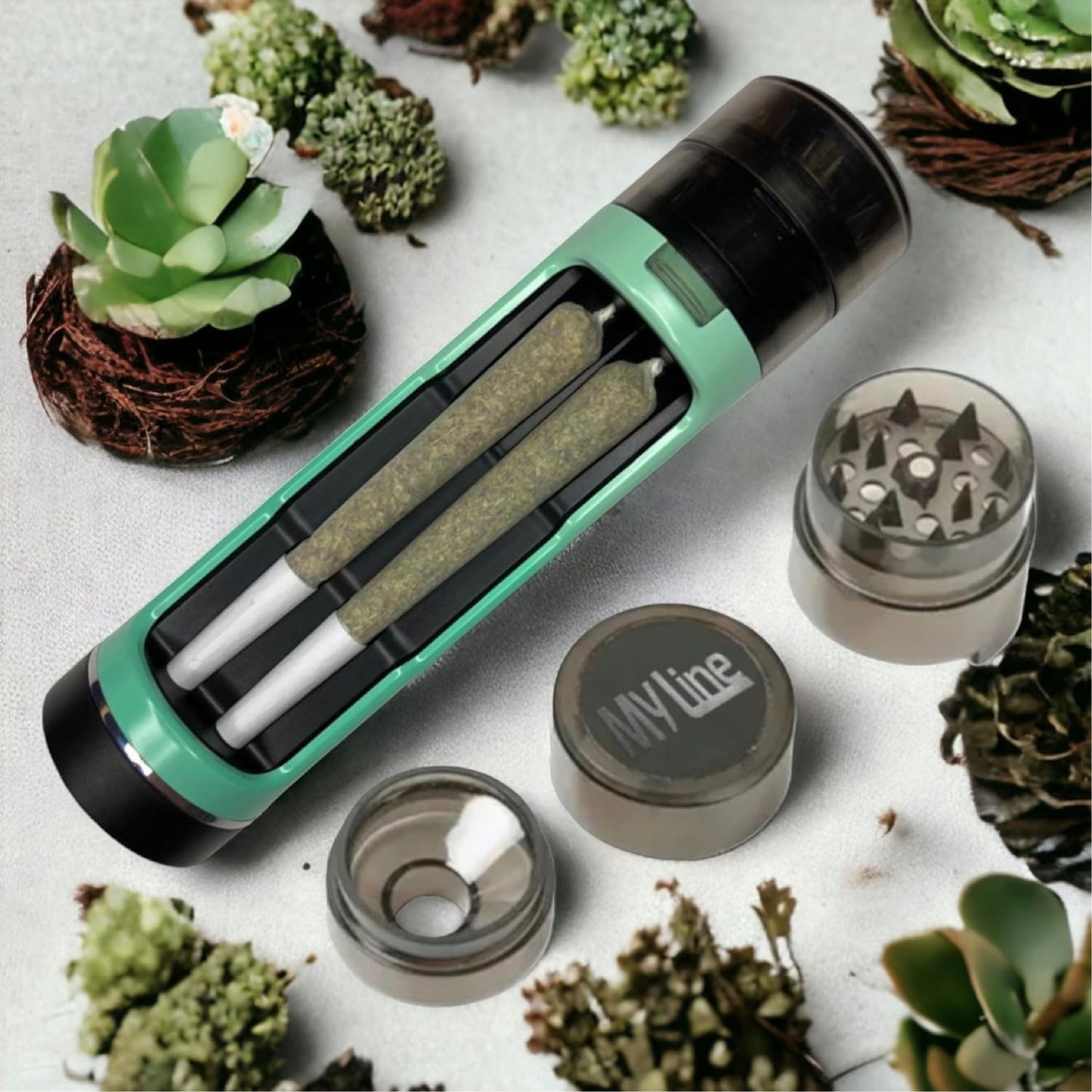 ComfortCornerUs™ RollLab Grind-Fill Pocket Herb Grinder