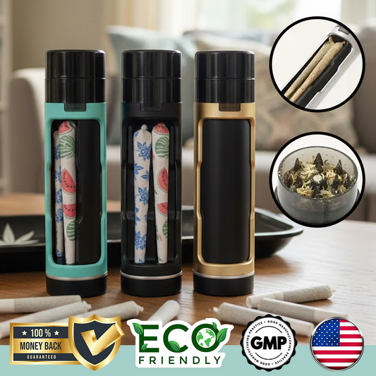 ComfortCornerUs™ RollLab Grind-Fill Pocket Herb Grinder