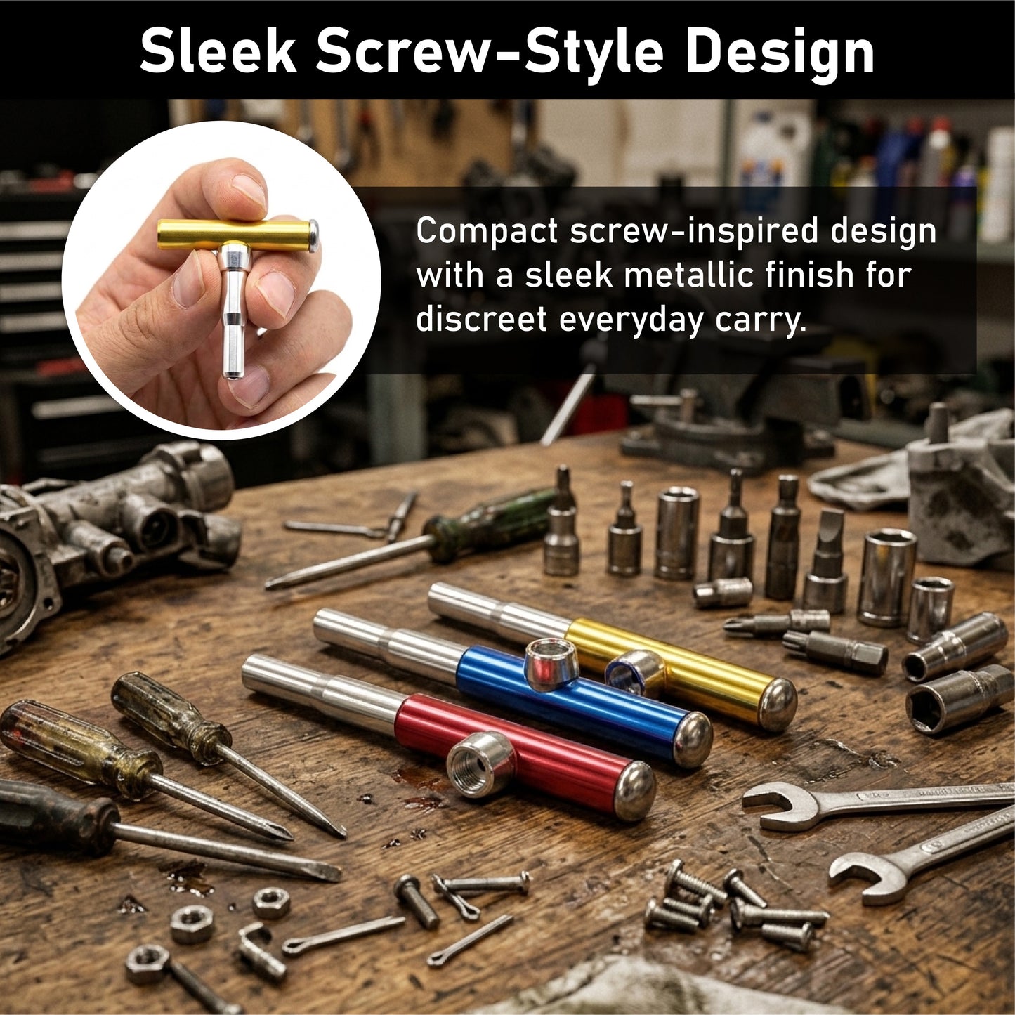 ComfortCornerUs™ ScrewTwist Mini Alloy Tool