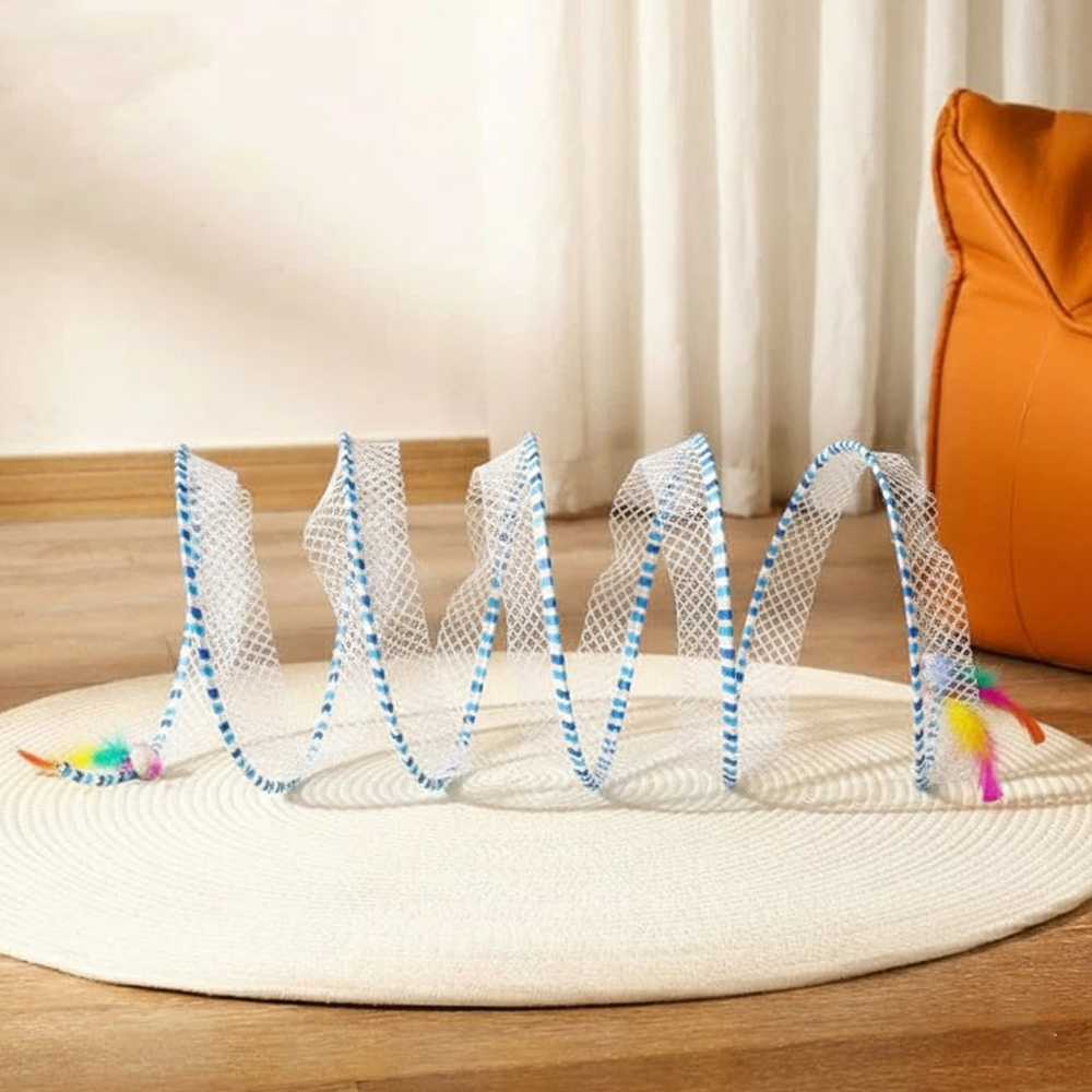 ComfortCornerUs™ Self-play Cat Hunting Spiral Tunnel Toy