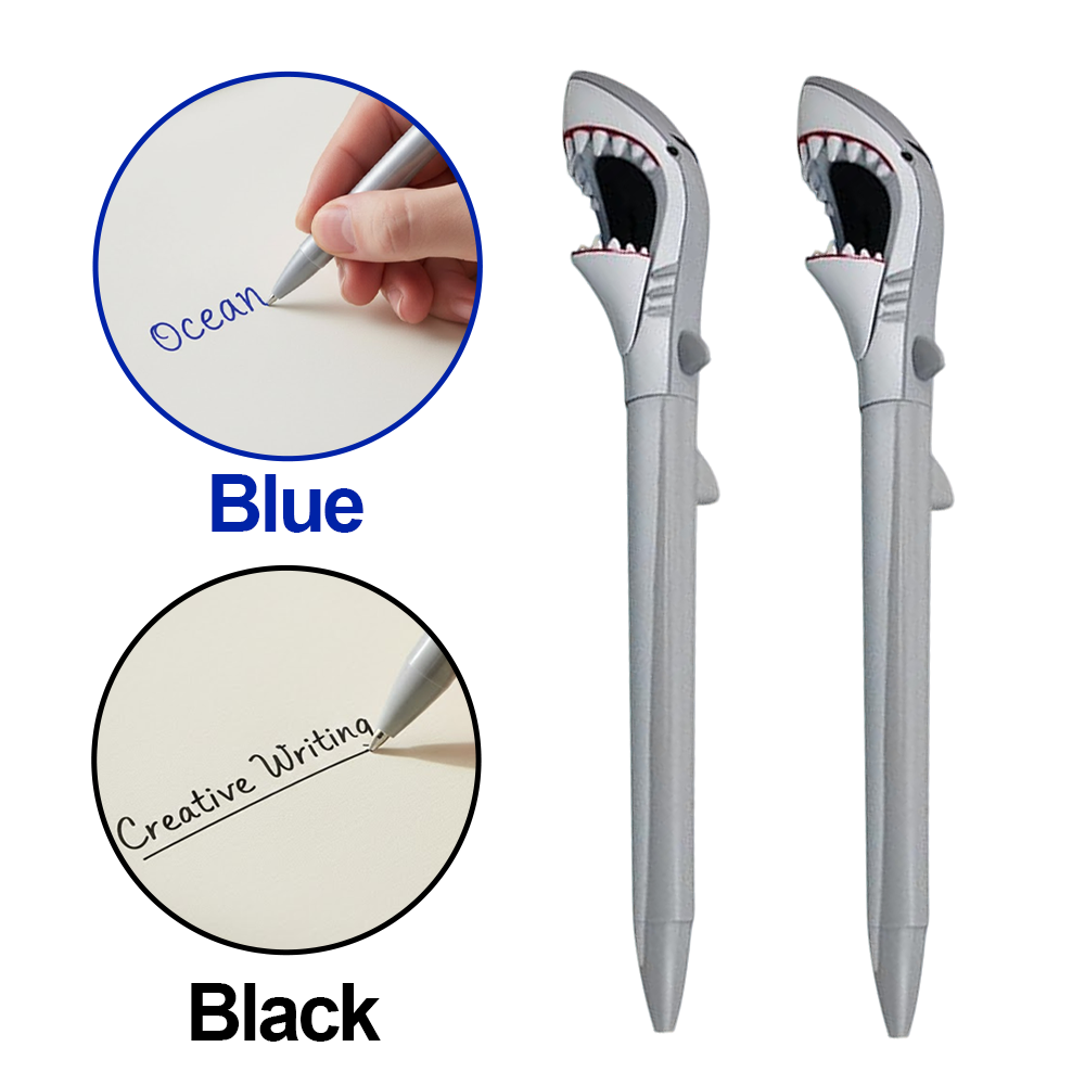 ComfortCornerUs™ SharkBite Fun Clamp Ball Pen