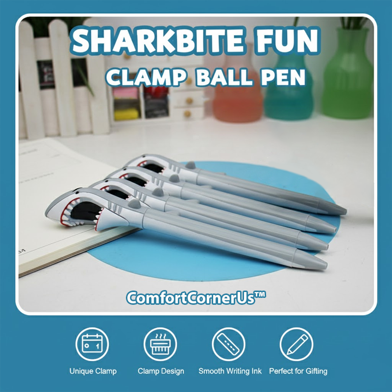 ComfortCornerUs™ SharkBite Fun Clamp Ball Pen