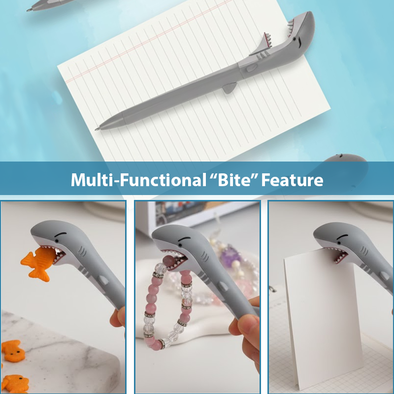 ComfortCornerUs™ SharkBite Fun Clamp Ball Pen
