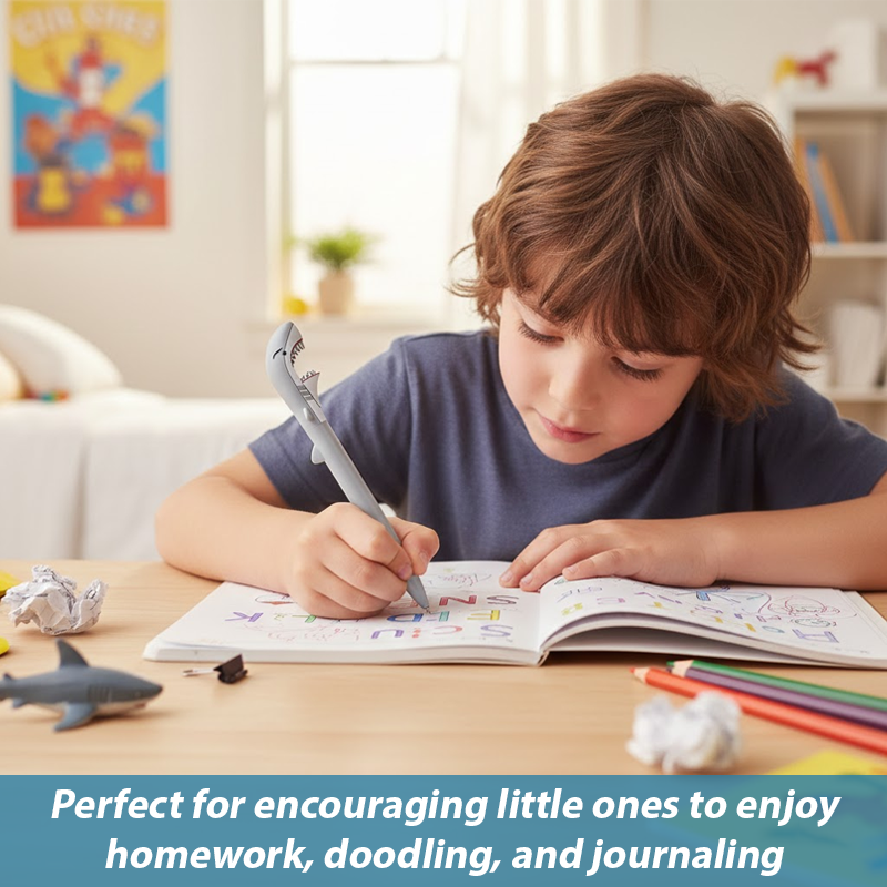ComfortCornerUs™ SharkBite Fun Clamp Ball Pen