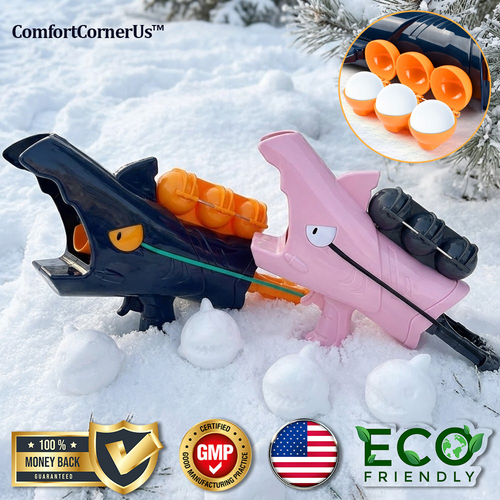 ComfortCornerUs™ SharkShot Snowball Maker Blaster