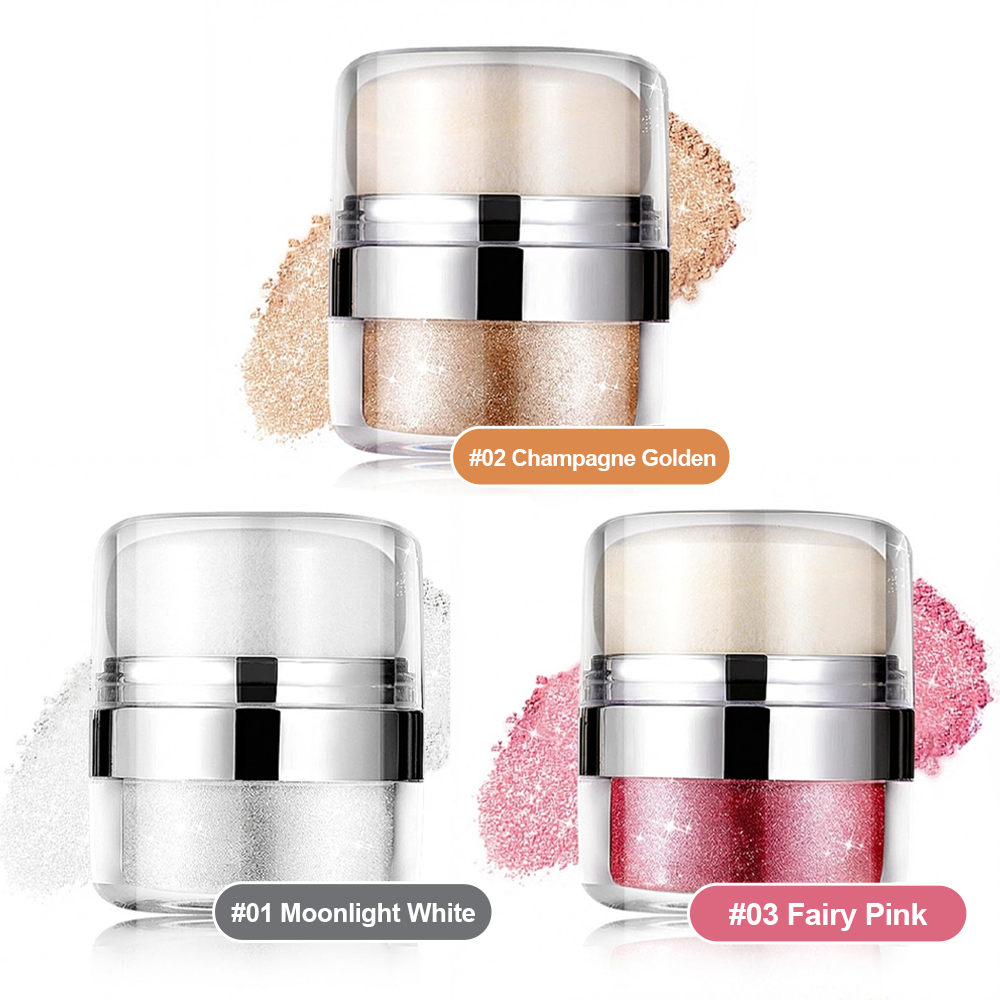 ComfortCornerUs™ ShineTap Sponge Fairy Highlight Powder