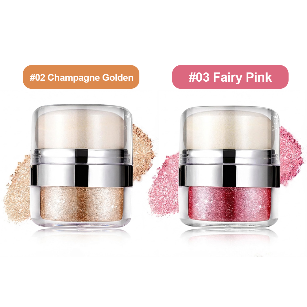 ComfortCornerUs™ ShineTap Sponge Fairy Highlight Powder
