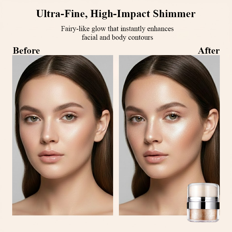 ComfortCornerUs™ ShineTap Sponge Fairy Highlight Powder