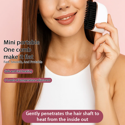🔥TikTok Hot Sellers- ComfortCornerUs™ SilkyHeat Portable Wireless Straightening Comb