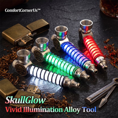 ComfortCornerUs™ SkullGlow Vivid Illumination Alloy Tool