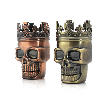ComfortCornerUs™ SkullVault Spice Grinding Container
