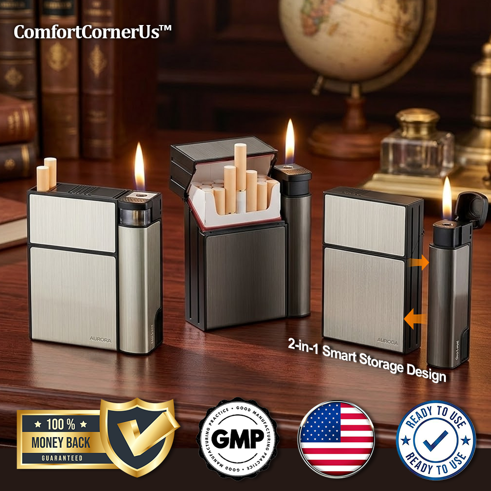 ComfortCornerUs™ SmokeMate Tight Seal Storage & Lighter Case