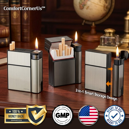 ComfortCornerUs™ SmokeMate Tight Seal Storage & Lighter Case