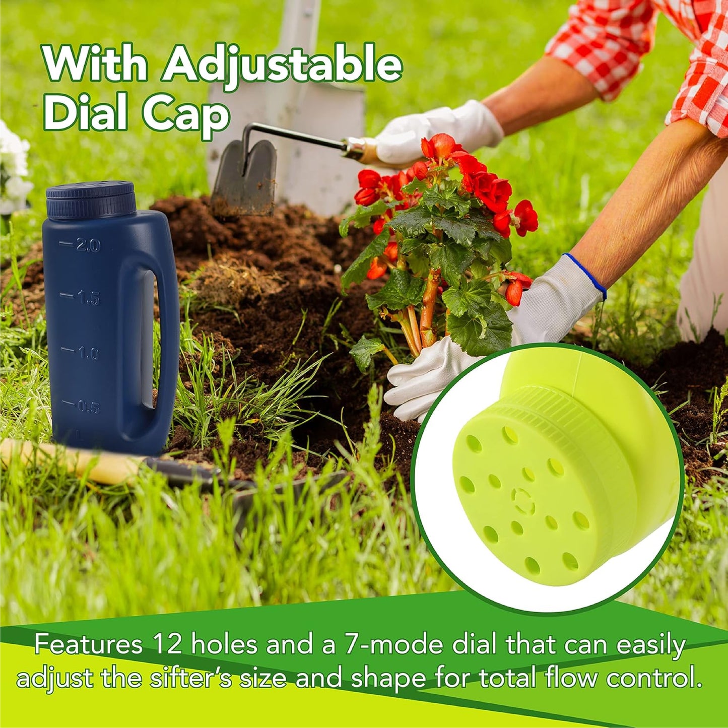 ComfortCornerUs™ Snow Melt & Seed Flow Handheld Spreader