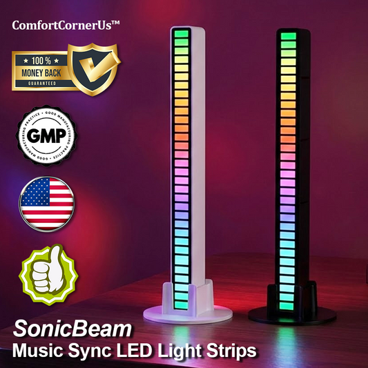 ComfortCornerUs™ SonicBeam Music Sync LED Light Strips