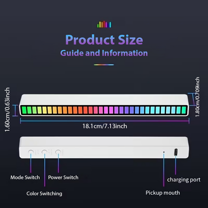 ComfortCornerUs™ SonicBeam Music Sync LED Light Strips