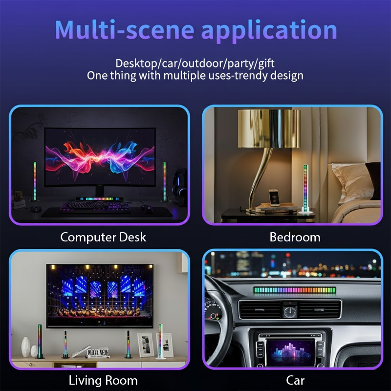 ComfortCornerUs™ SonicBeam Music Sync LED Light Strips
