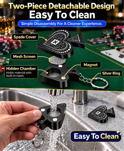 ComfortCornerUs™ SpadeLock Magnetic Alloy Keychain Tool